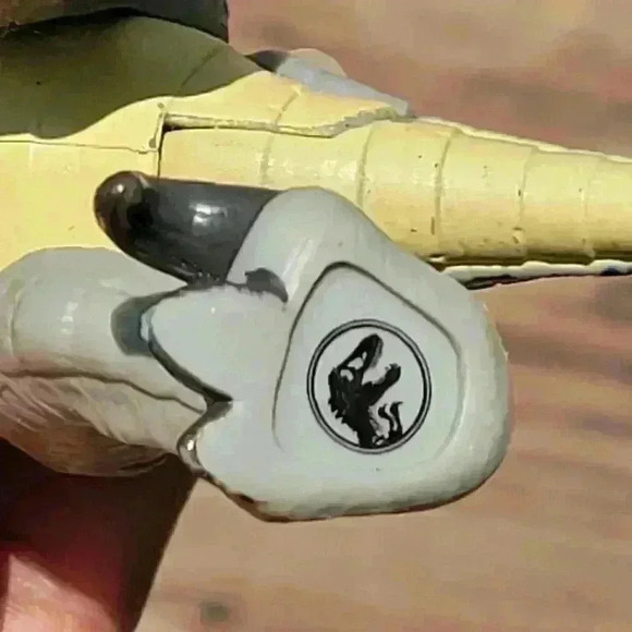 JURASSIC WORLD MATTEL 2018 PTERODACTYL / VELOCIRAPTOR FISHER BLUE/GREEN - Picture 4 of 14